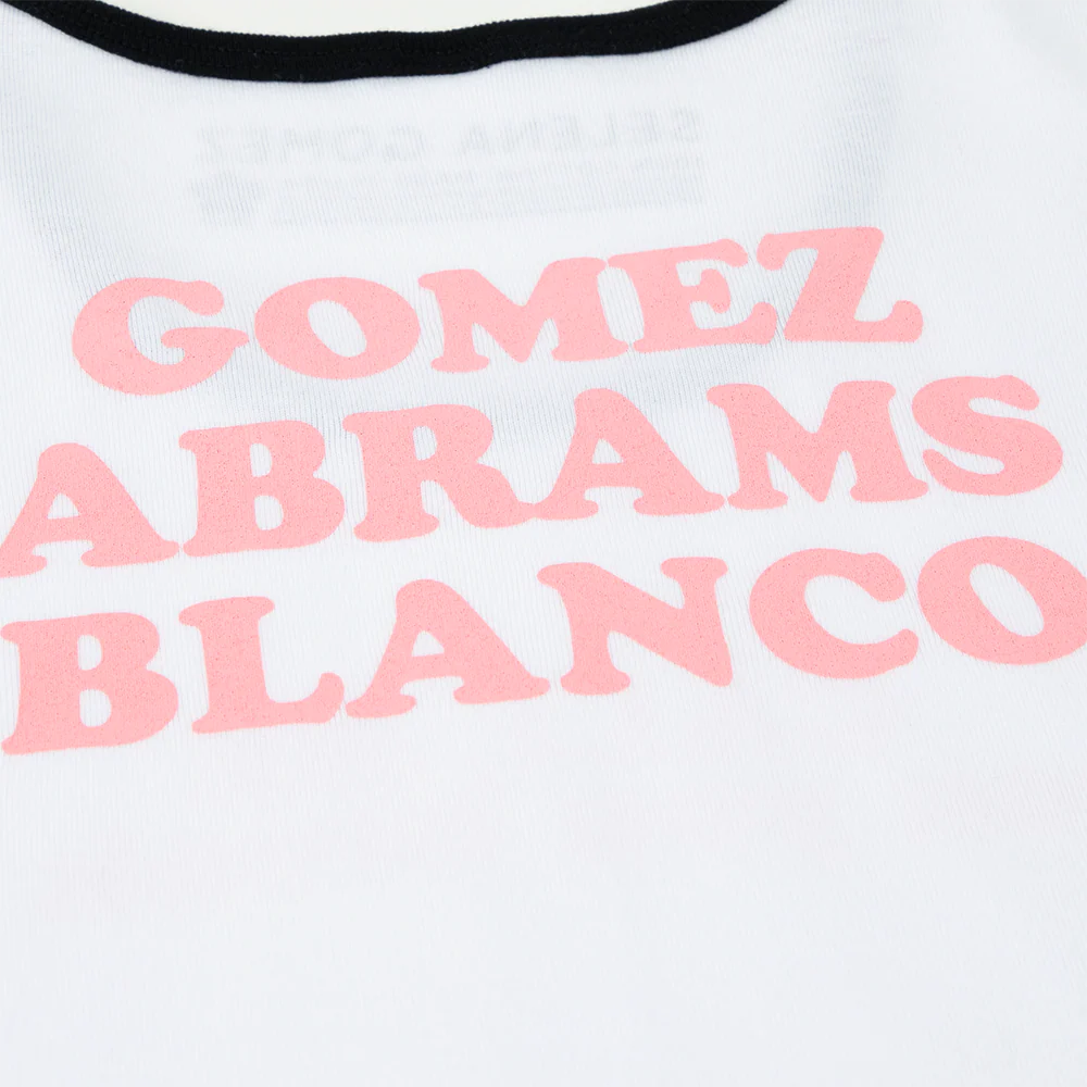 Call Me When You Break Up Baby Rib Crop Ringer