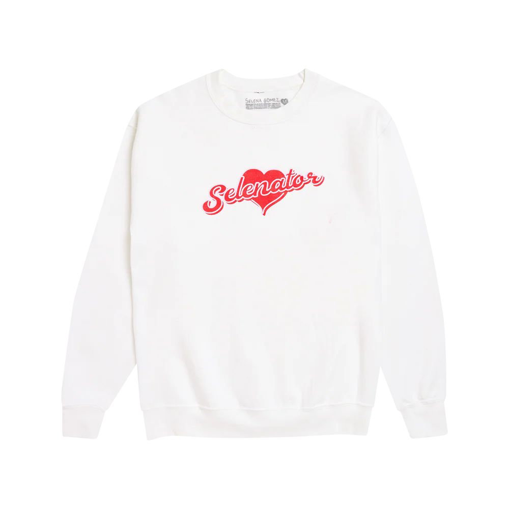 Selenator White Heart Crewneck