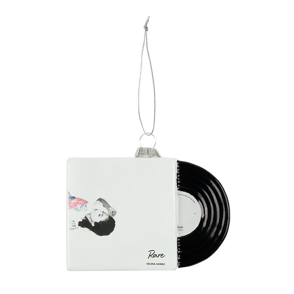 Rare Vinyl - Glass Holiday Ornament